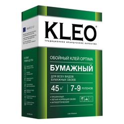 KLEO, Клей KLEO OPTIMA LINE PREMIUM для всех видов бумажных обоев 56 рул 