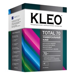 KLEO, Клей KLEO TOTAL 70 для всех видов флизелиновых, виниловых и бумажных обоев 