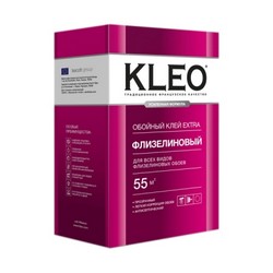 KLEO, Клей KLEO EXTRA 55 LINE PREMIUM для всех видов флизелиновых обоев  